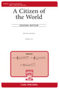 A Citizen of the World SAB choral sheet music cover